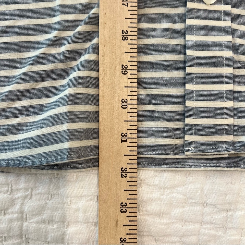 LL Bean Shirt Mens 2XL Wrinkle Free Ultrasoft Cotton Button Up Slightly Fitted - Picture 10 of 13